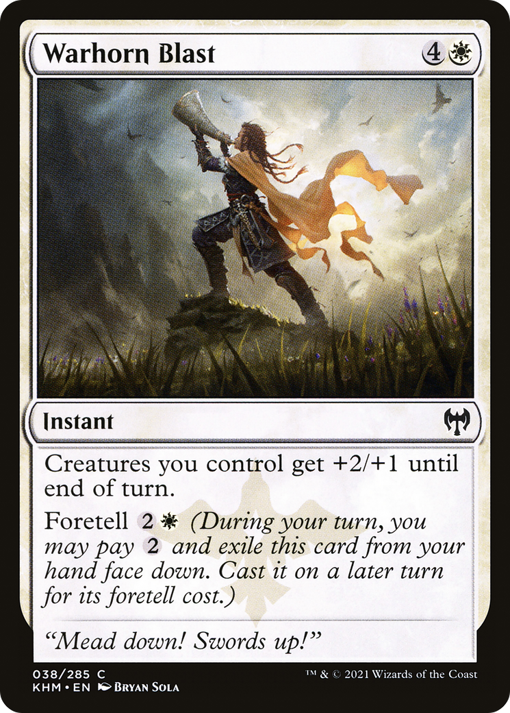 Warhorn Blast (KHM-038) [Kaldheim] Foil MTG Single Wizards of the Coast