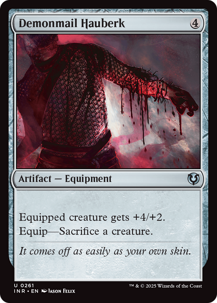 Demonmail Hauberk (INR-261) [Innistrad Remastered] MTG Single Wizards of the Coast
