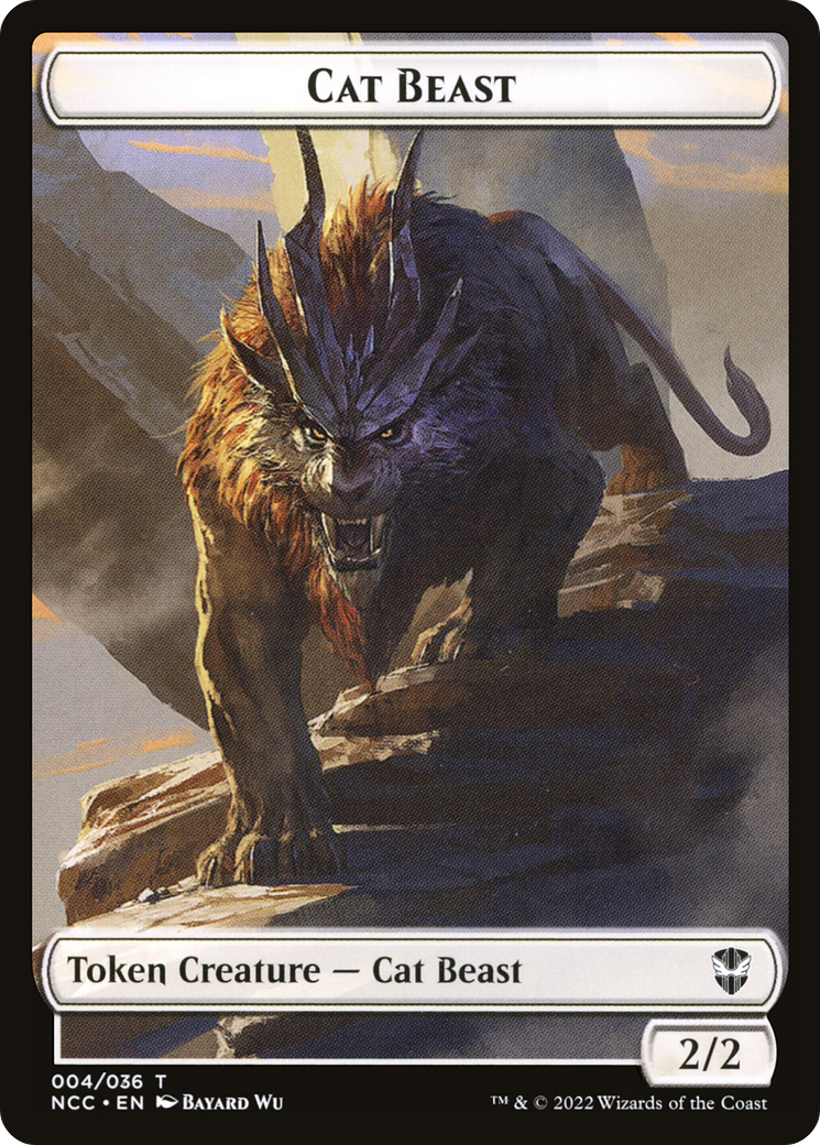 Cat Beast (TNCC-004) [Tokens] New Capenna Commander Tokens MTG Single Wizards of the Coast