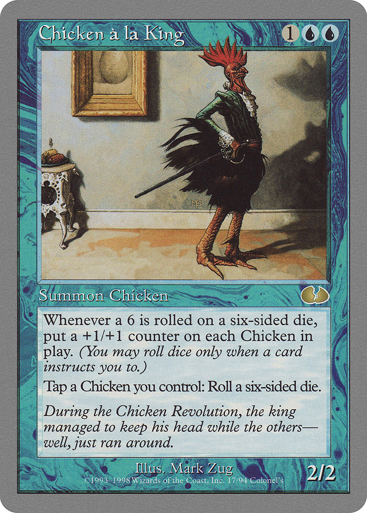 Chicken à la King (UGL-017) [Unglued] MTG Single Wizards of the Coast