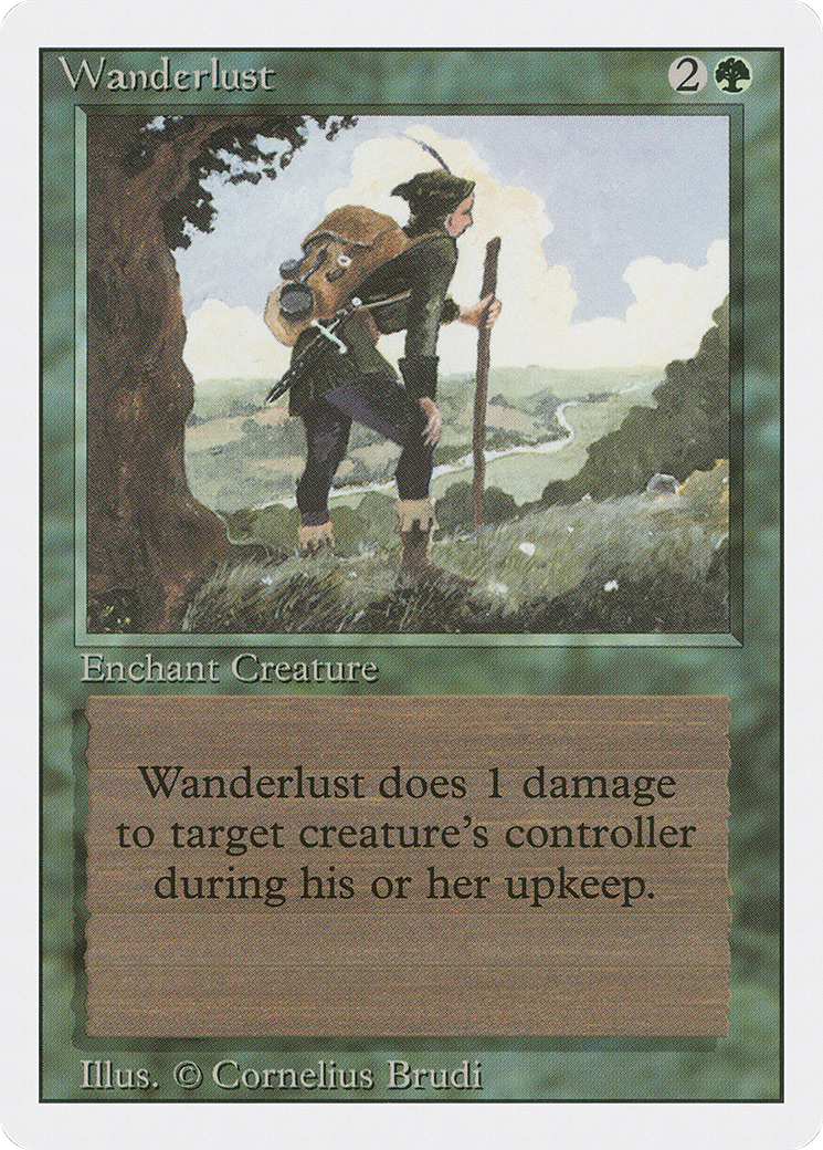Wanderlust (3ED-227) [Revised Edition] MTG Single Wizards of the Coast