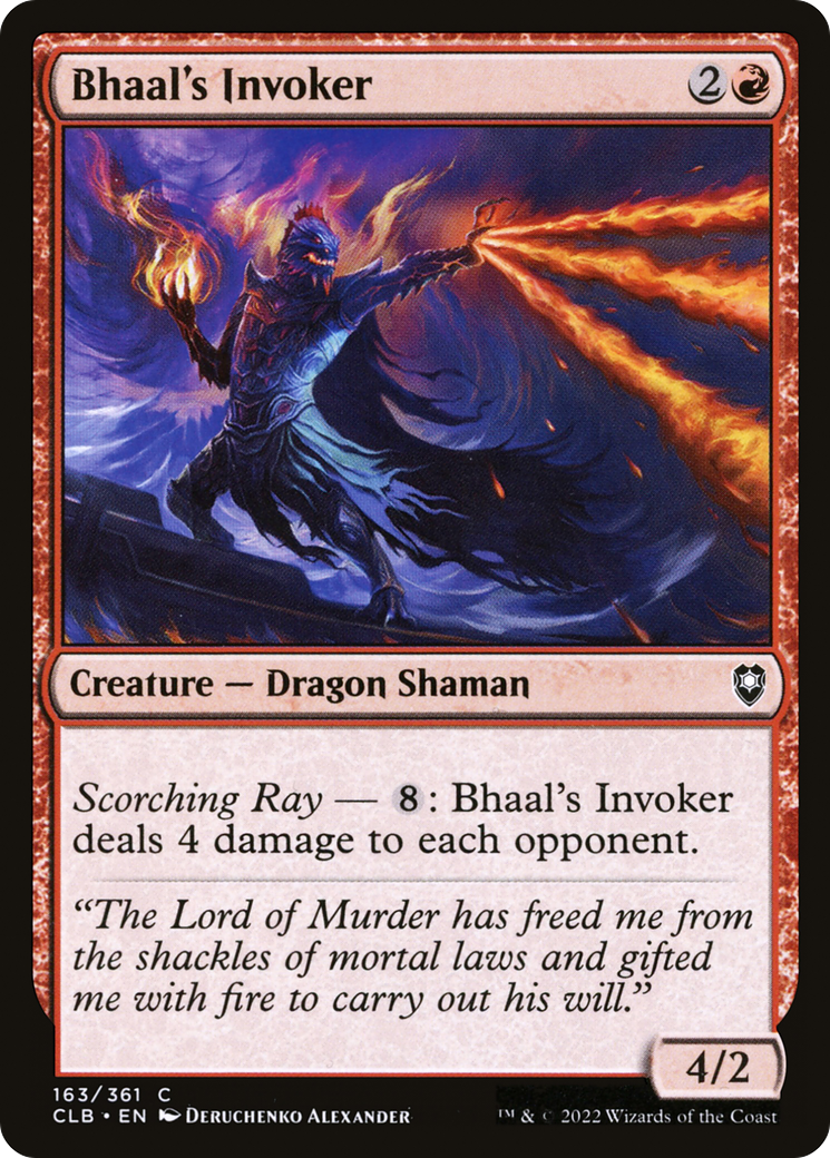 Bhaal's Invoker (CLB-163) [Commander Legends: Battle for Baldur's Gate] MTG Single Wizards of the Coast