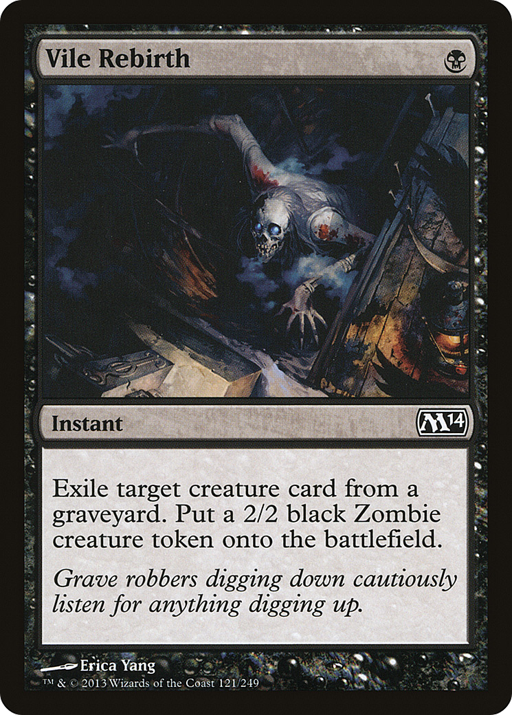 Vile Rebirth (M14-121) [Magic 2014] Foil MTG Single Wizards of the Coast