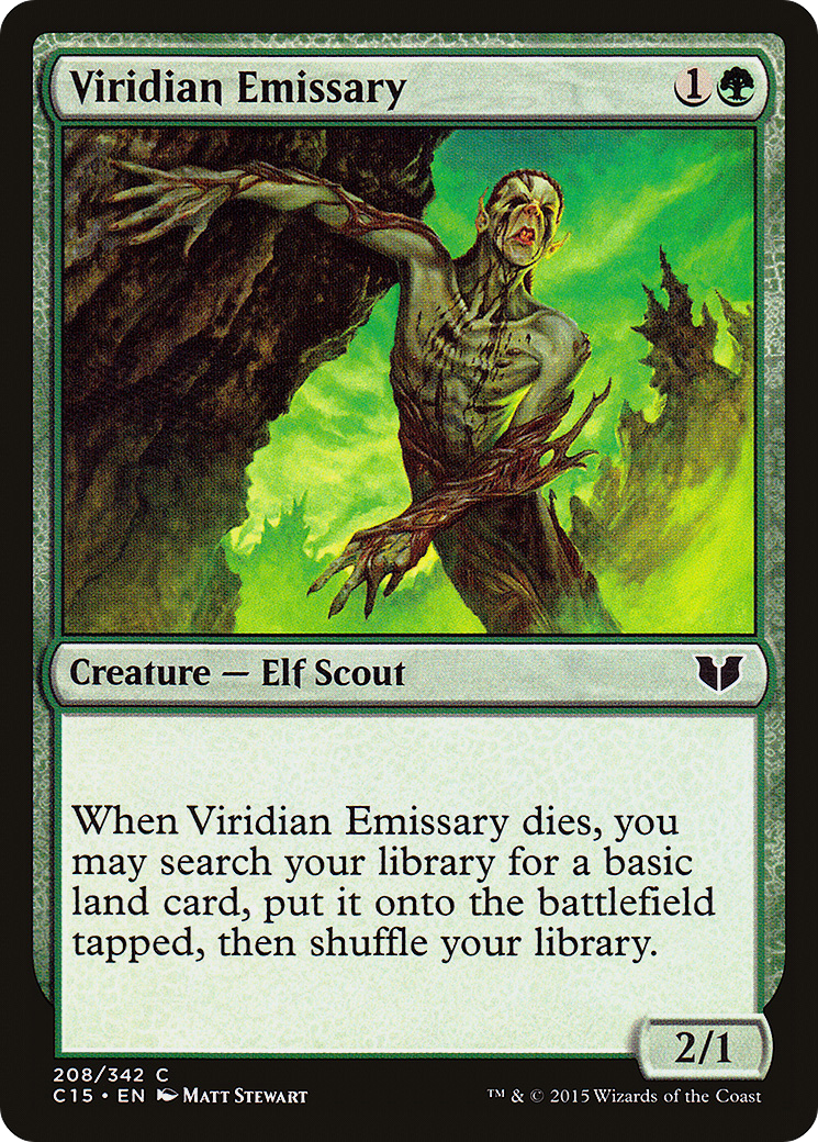 Viridian Emissary (C15-208) [Commander 2015] MTG Single Wizards of the Coast