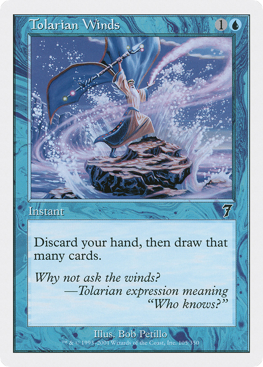 Tolarian Winds (7ED-105) [7th Edition] MTG Single Wizards of the Coast