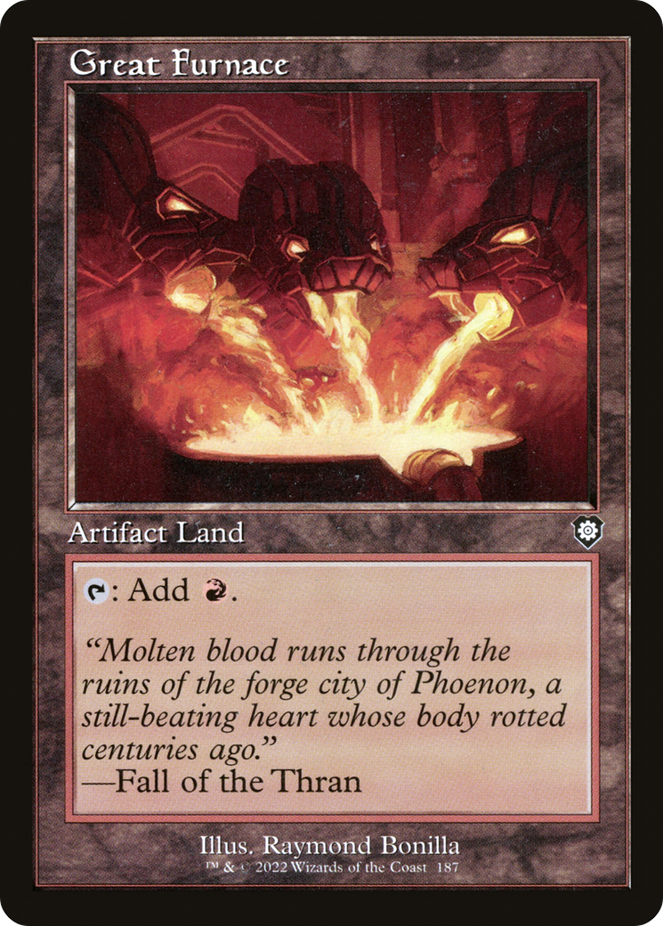 Great Furnace (BRC-187) [The Brothers' War Commander] MTG Single Wizards of the Coast
