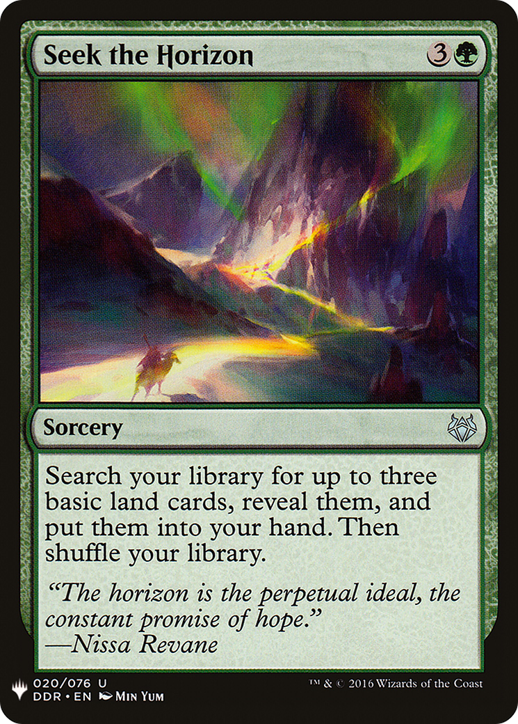Seek the Horizon (LIST-DDR-20) [Mystery Booster] The List MTG Single Wizards of the Coast