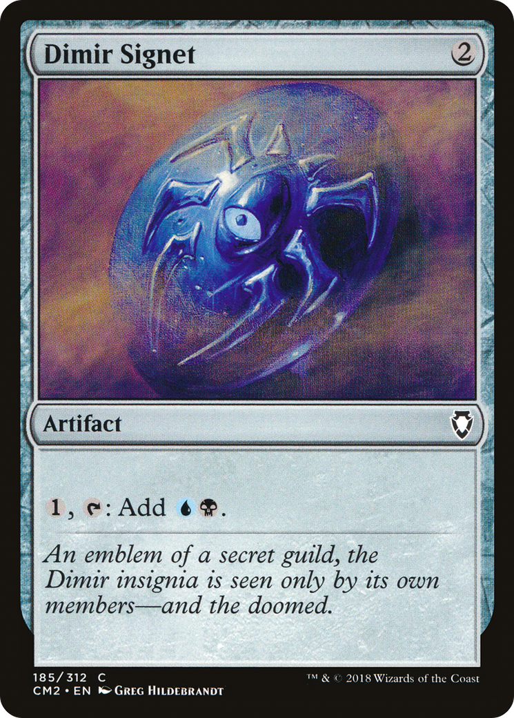 Dimir Signet (CM2-185) [Commander Anthology Volume II] MTG Single Wizards of the Coast