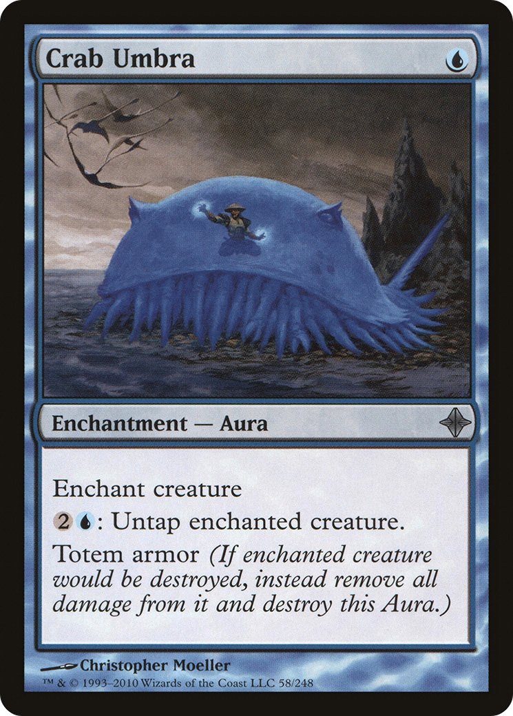 Crab Umbra (ROE-058) [Rise of the Eldrazi] Foil MTG Single Wizards of the Coast