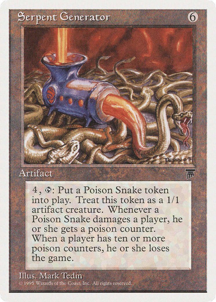 Serpent Generator (CHR-) [Chronicles] MTG Single Wizards of the Coast