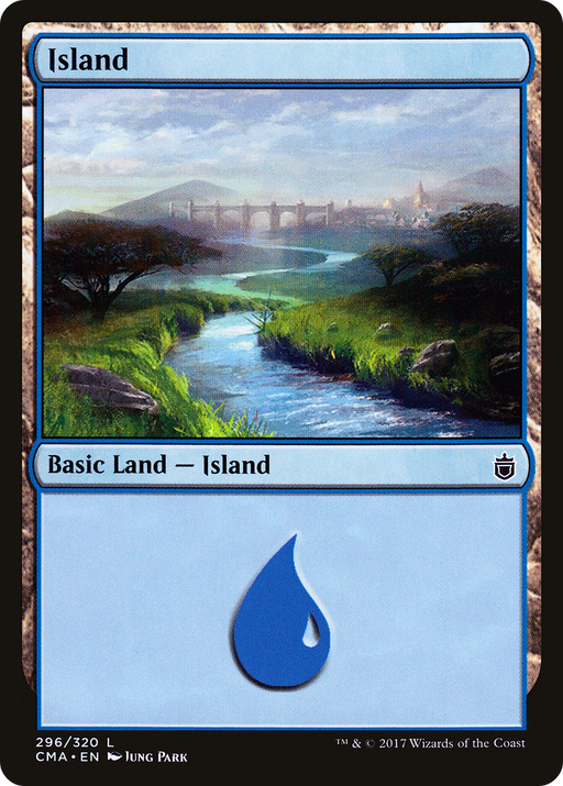 Island (CMA-296) [Commander Anthology] MTG Single Wizards of the Coast