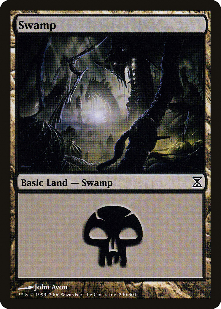 Swamp (TSP-290) [Time Spiral] MTG Single Wizards of the Coast