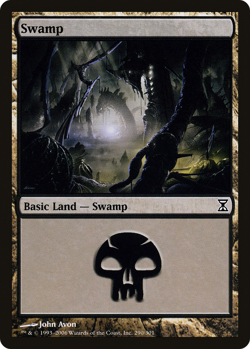Swamp (TSP-290) [Time Spiral] MTG Single Wizards of the Coast