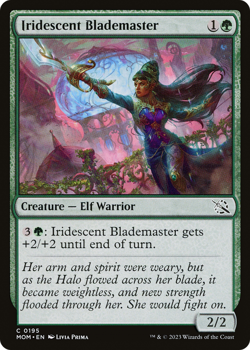 Iridescent Blademaster (MOM-195) [March of the Machine] Foil MTG Single Wizards of the Coast