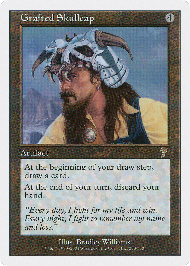 Grafted Skullcap (7ED-298) [7th Edition] MTG Single Wizards of the Coast