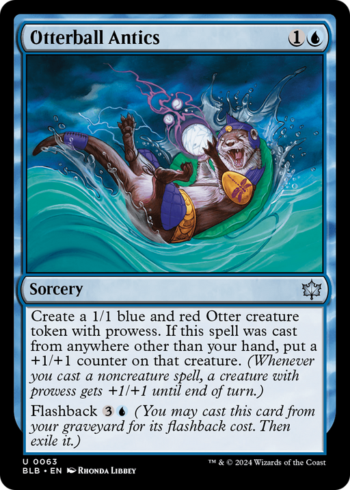 Otterball Antics (BLB-063) [Bloomburrow] Foil MTG Single Wizards of the Coast