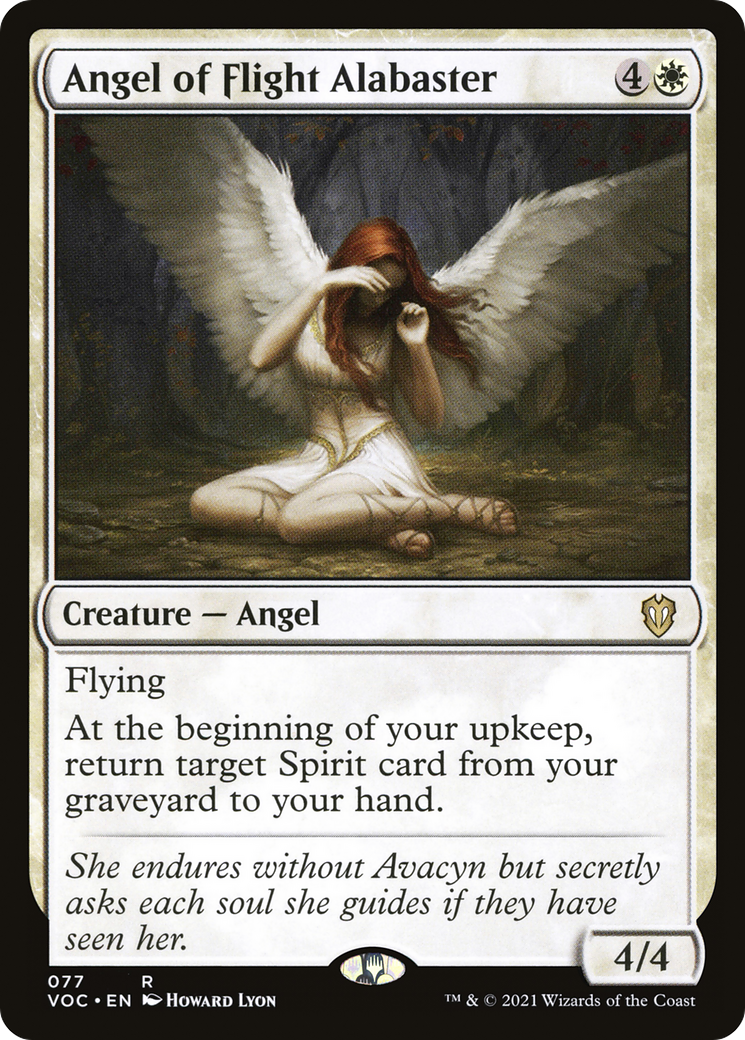 Angel of Flight Alabaster (VOC-077) [Crimson Vow Commander] MTG Single Wizards of the Coast