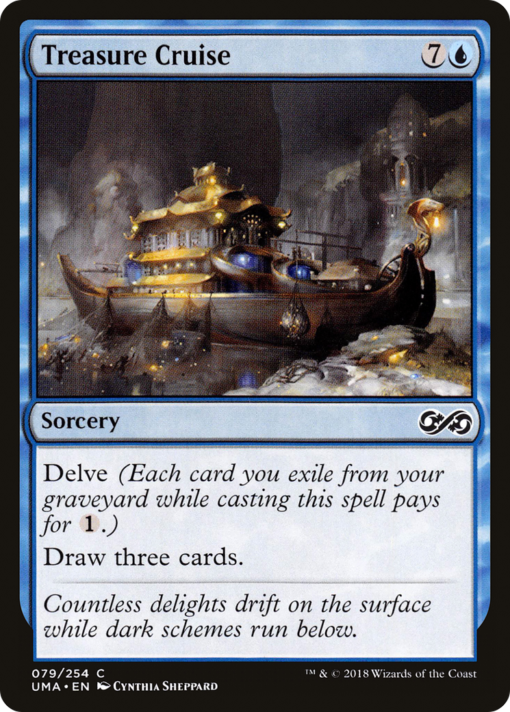 Treasure Cruise (UMA-079) [Ultimate Masters] Foil MTG Single Wizards of the Coast