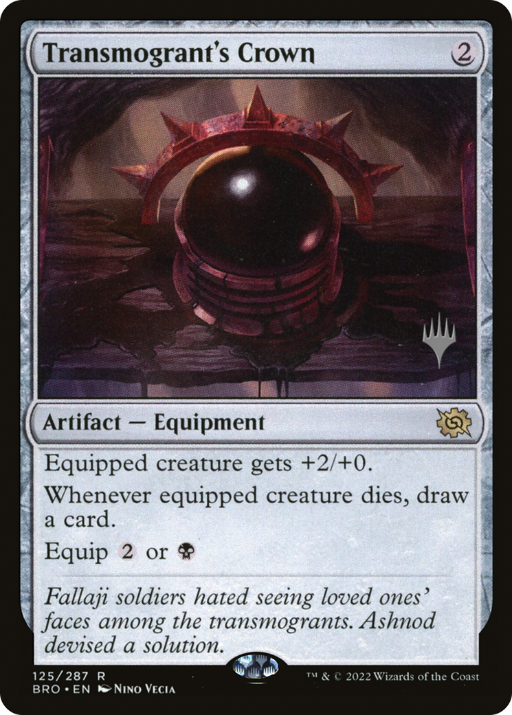 Transmogrant's Crown (PPBRO-125) [The Brothers' War Promos] MTG Single Wizards of the Coast