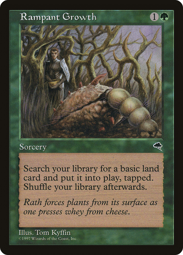 Rampant Growth (TMP-245) [Tempest] MTG Single Wizards of the Coast