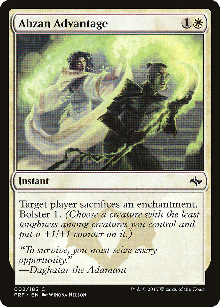 Abzan Advantage (FRF-002) [Fate Reforged] Foil MTG Single Wizards of the Coast