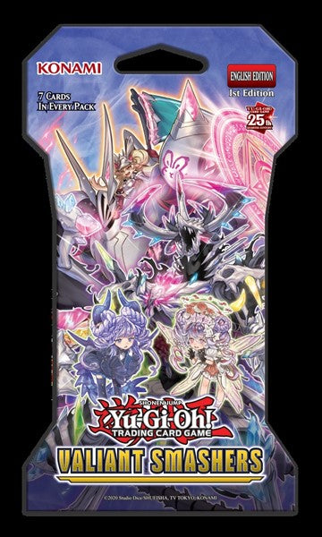 Yugioh: Valiant Smashers Sleeved Booster Pack Yugioh Sealed Yu-Gi-Oh!   