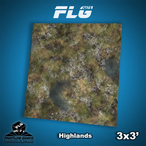 Frontline Gaming: Mats - Highlands 3'x3' Gaming Mat FLG