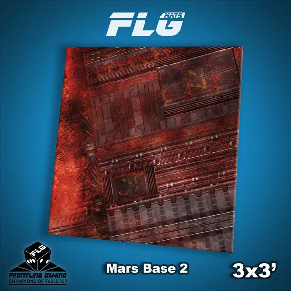 Frontline Gaming: Mats - Mars Base 2 3'x3' Gaming Mat FLG