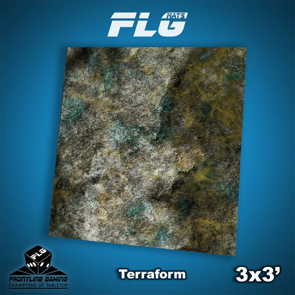 Frontline Gaming: Mats - Terraform 3'x3' Gaming Mat FLG