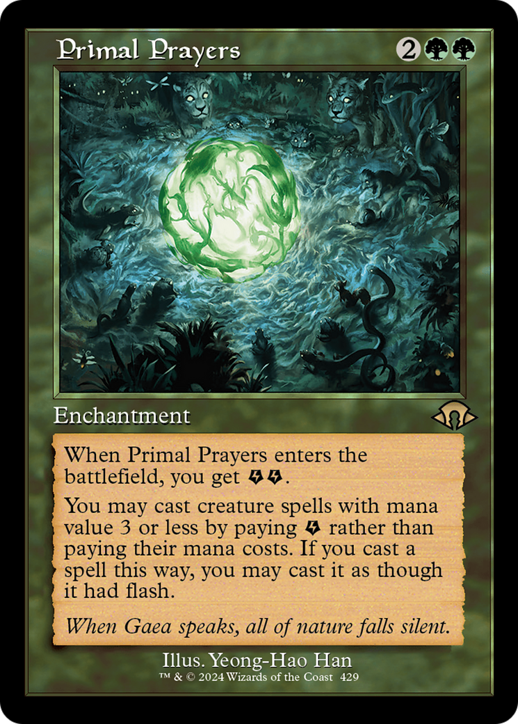 Primal Prayers (MH3-429) [Modern Horizons 3] MTG Single Modern Horizons 3