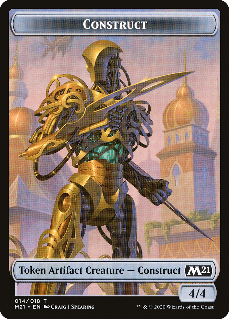 Construct (TM21-014) [Tokens] Core Set 2021 Tokens MTG Single Wizards of the Coast