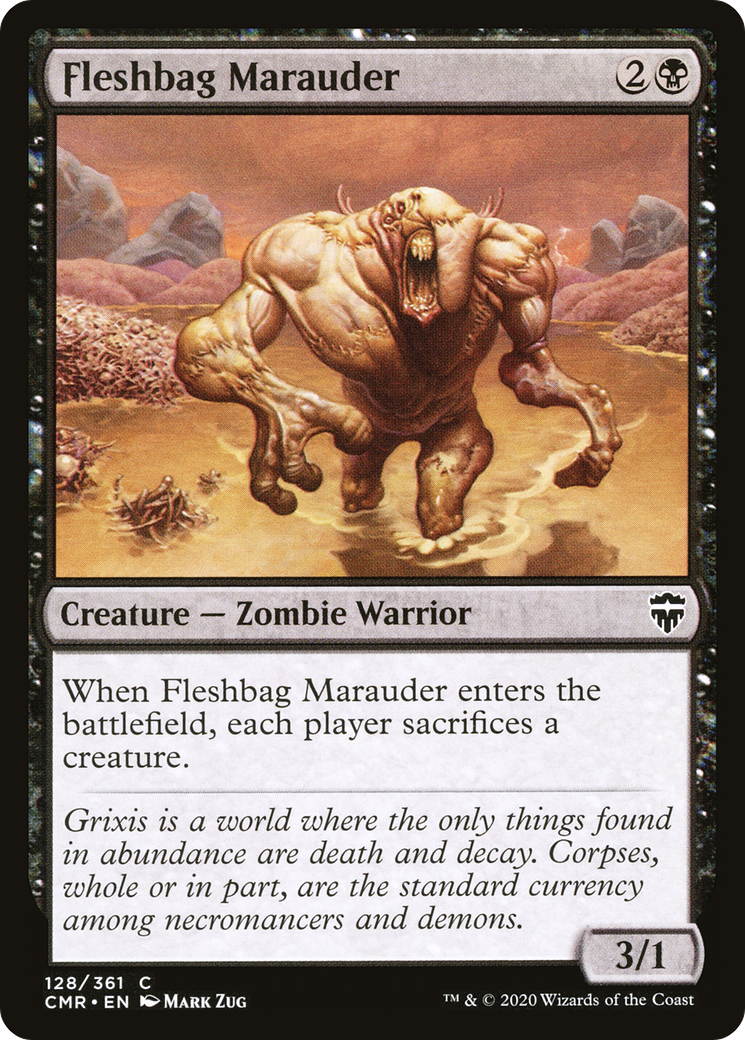 Fleshbag Marauder (CMR-128) [Commander Legends] Foil MTG Single Wizards of the Coast