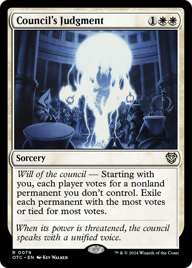 Council's Judgment (OTC-079) [Outlaws of Thunder Junction Commander] MTG Single Wizards of the Coast