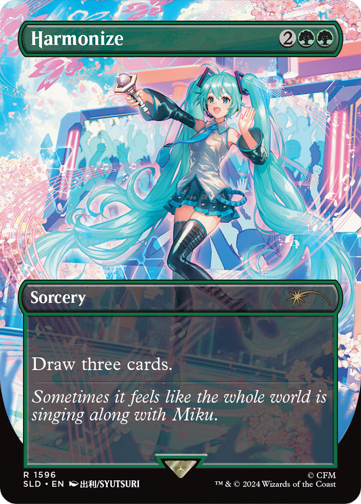 Harmonize (SLD-1596) [Secret Lair] Drop (Borderless) MTG Single Wizards of the Coast