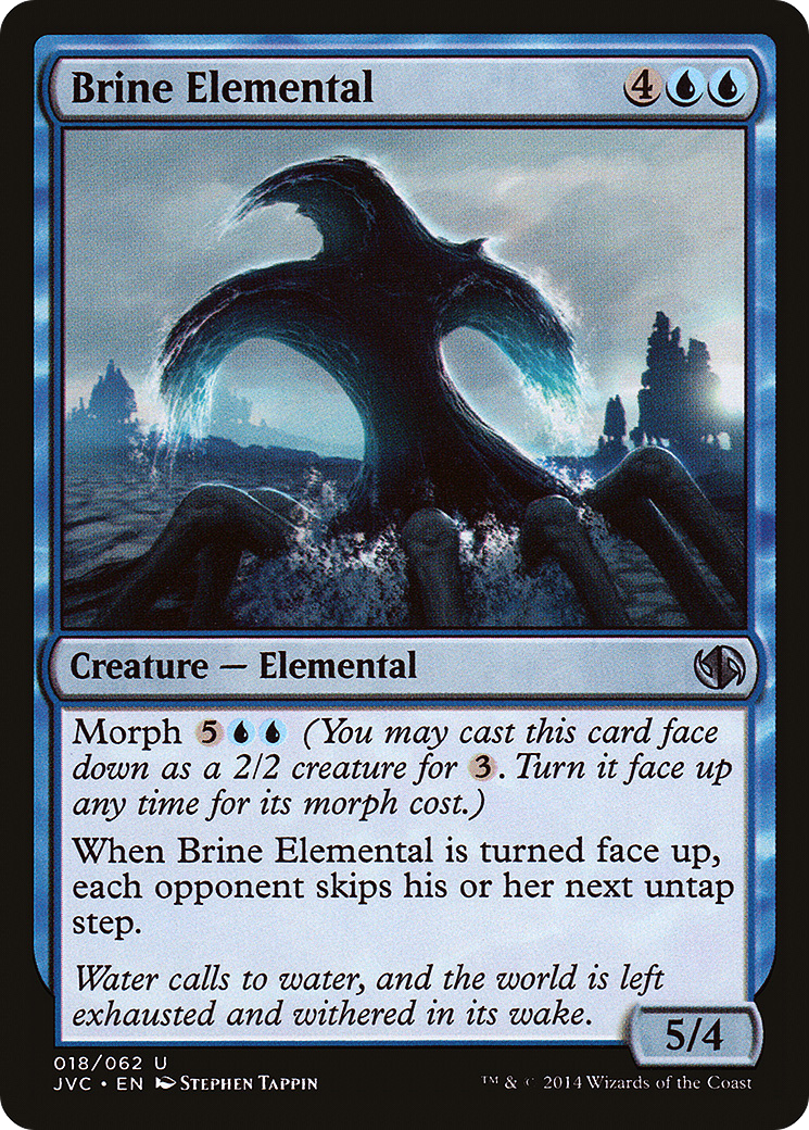 Brine Elemental (DD3-018) [Misc] Duel Decks Anthology: Jace vs. Chandra MTG Single Wizards of the Coast