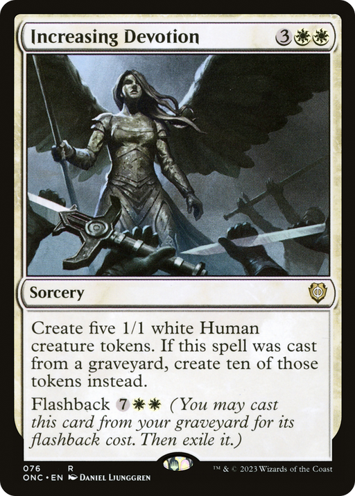 Increasing Devotion (ONC-076) [Phyrexia: All Will Be One Commander] MTG Single Wizards of the Coast