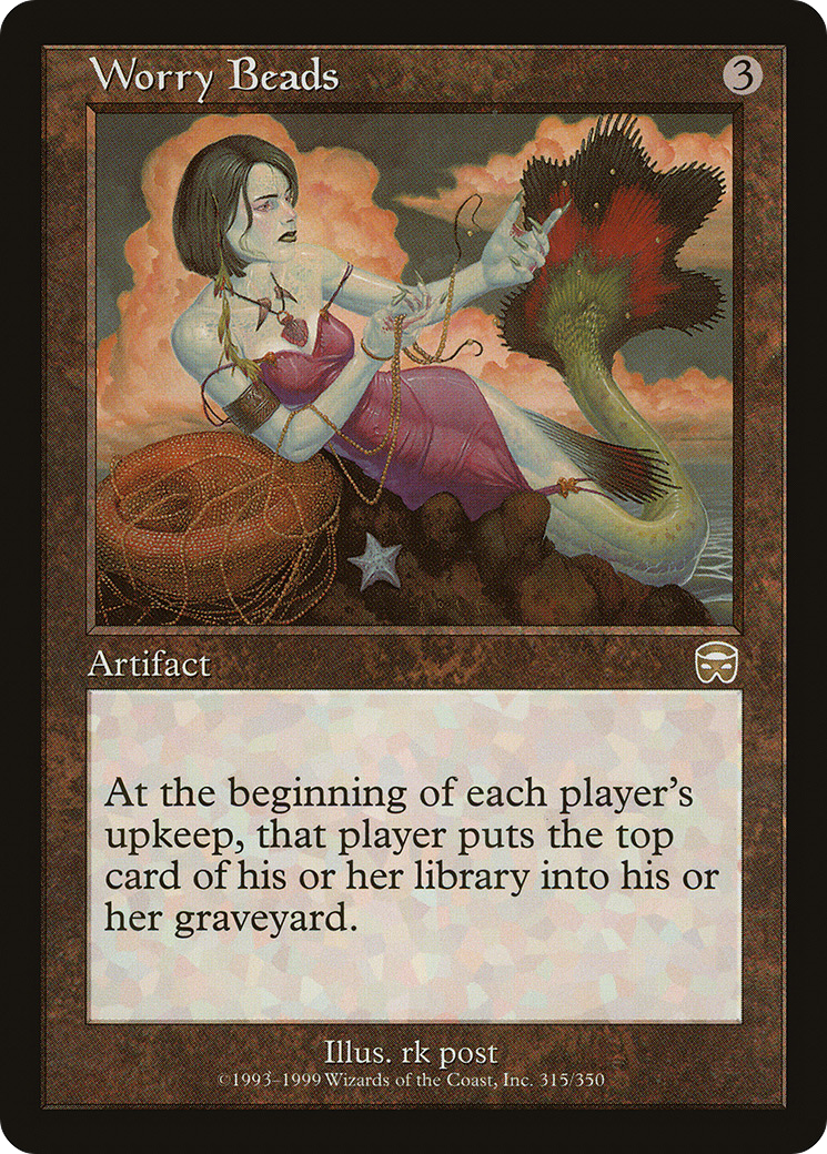Worry Beads (MMQ-315) [Mercadian Masques] Foil MTG Single Wizards of the Coast