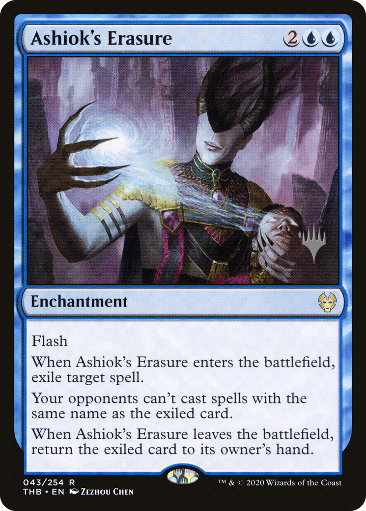 Ashiok's Erasure (PPTHB-043) [Theros Beyond Death Promos] MTG Single Wizards of the Coast