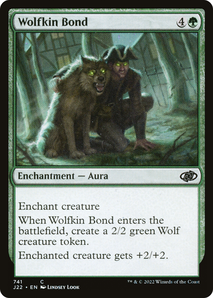 Wolfkin Bond (J22-741) [Jumpstart 2022] MTG Single Wizards of the Coast