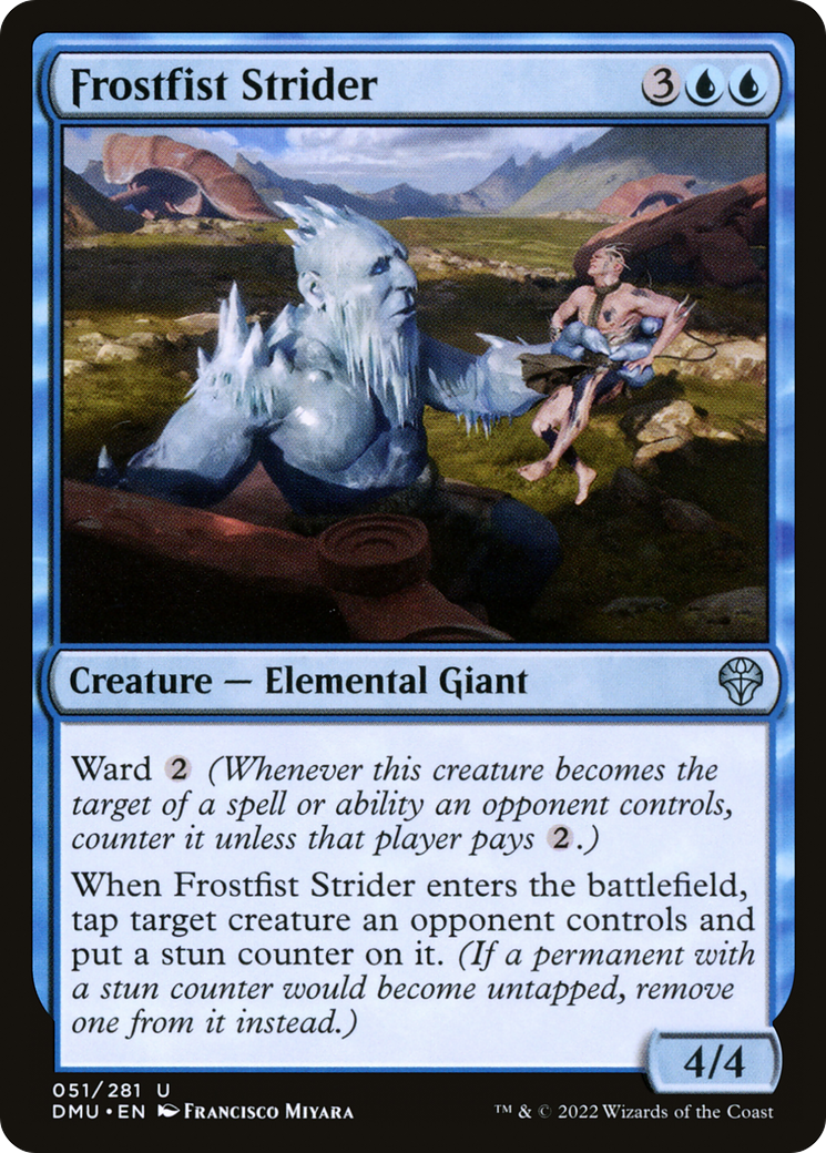 Frostfist Strider (DMU-051) [Dominaria United] Foil MTG Single Wizards of the Coast