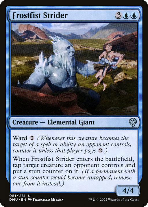 Frostfist Strider (DMU-051) [Dominaria United] Foil MTG Single Wizards of the Coast