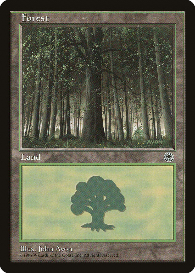Forest (POR-212) [Misc] Portal MTG Single Wizards of the Coast