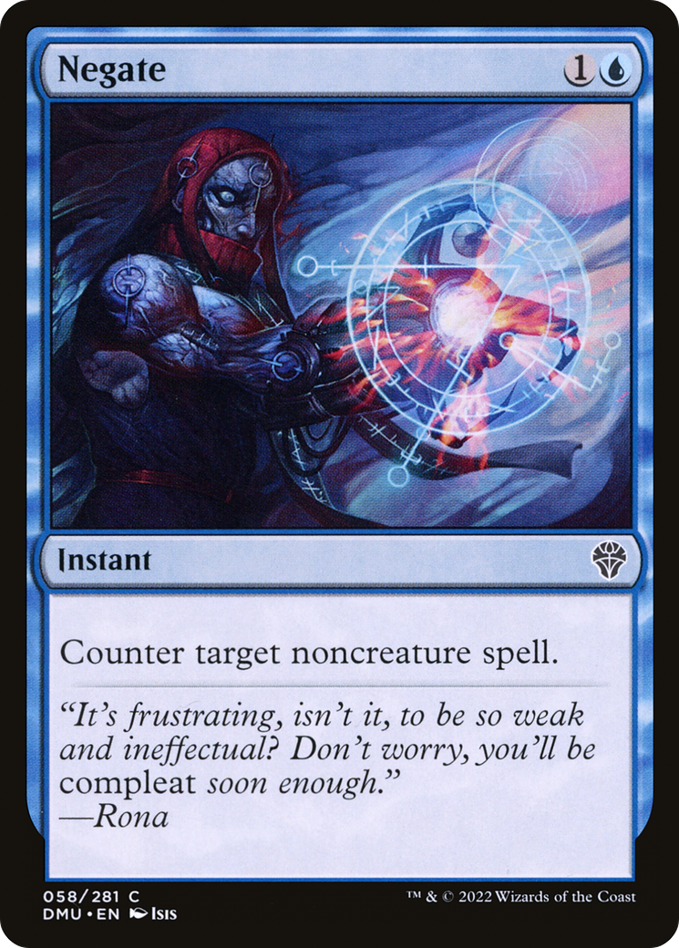 Negate (DMU-058) [Dominaria United] Foil MTG Single Wizards of the Coast
