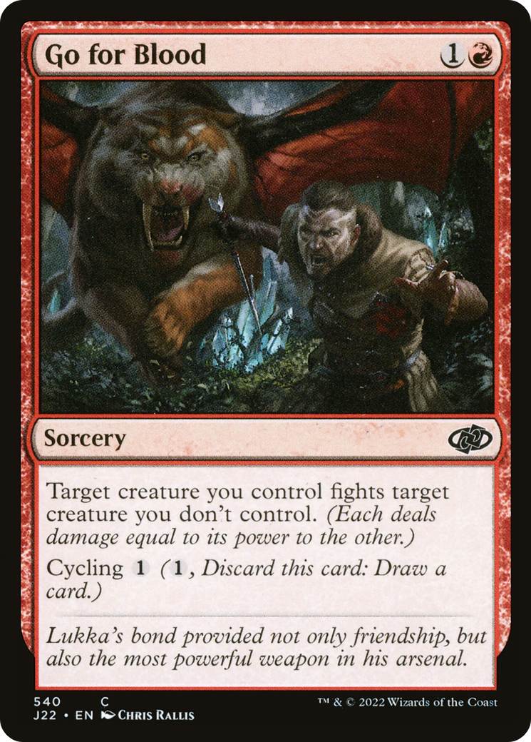 Go for Blood (J22-540) [Jumpstart 2022] MTG Single Wizards of the Coast