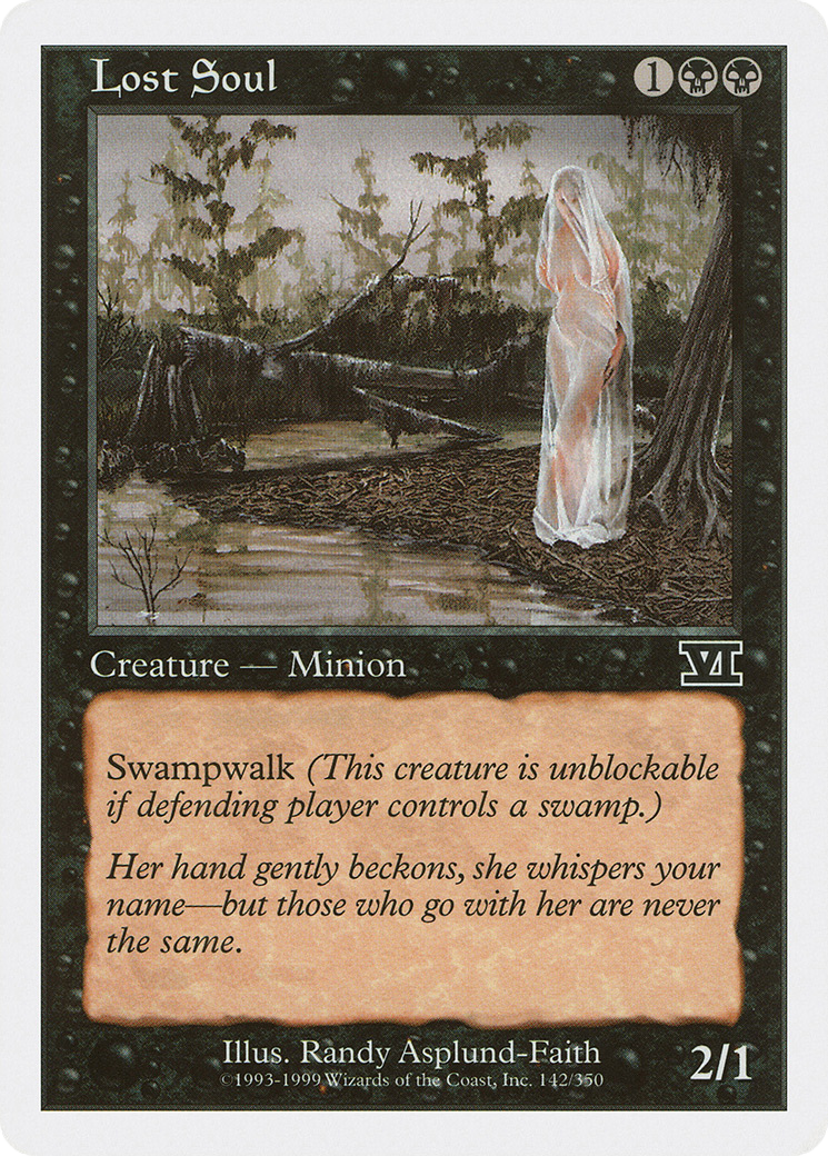 Lost Soul (6ED-142) [Classic Sixth Edition] MTG Single Wizards of the Coast