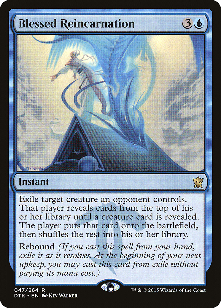 Blessed Reincarnation (DTK-047) [Dragons of Tarkir] Foil MTG Single Wizards of the Coast