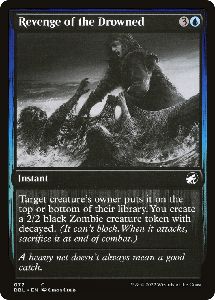 Revenge of the Drowned (DBL-072) [Innistrad: Double Feature] Foil MTG Single Wizards of the Coast