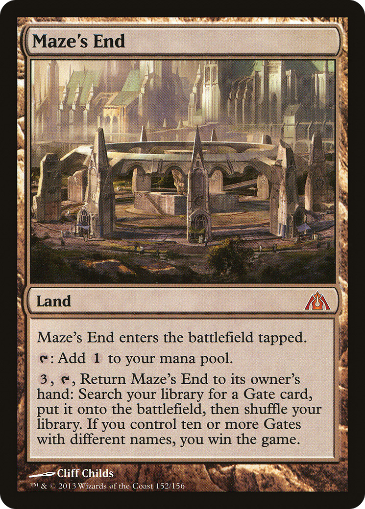 Maze's End [Dragon's Maze] MTG Single Magic: The Gathering