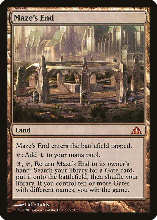Maze's End (DGM-152) [Dragon's Maze] MTG Single Wizards of the Coast