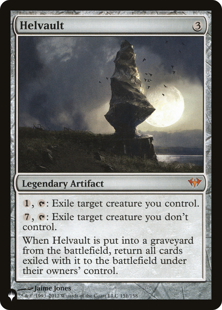 Helvault (LIST-151/158) [Mystery Booster] The List MTG Single Wizards of the Coast